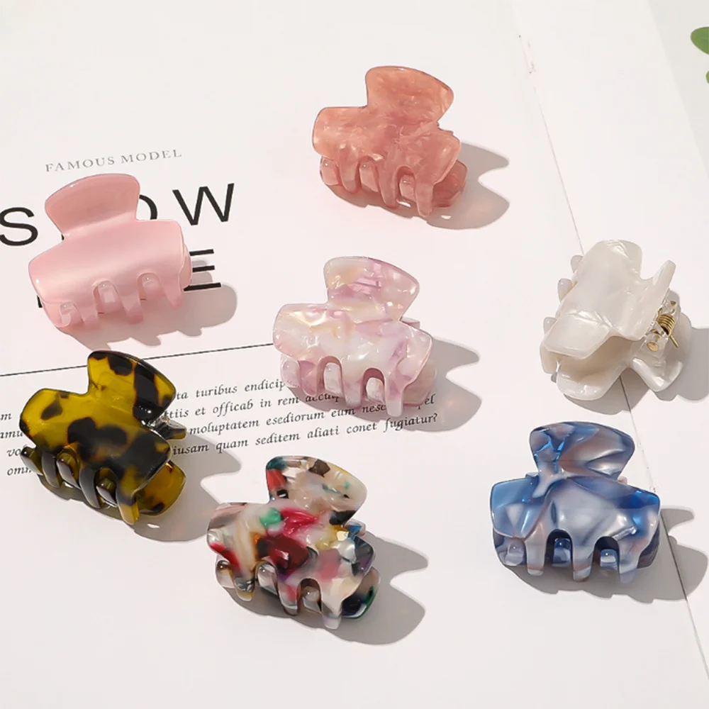 

Корейские акриловые заколки для волос, милые заколки для волос с градиентом, цветные заколки для волос, заколки, аксессуары для волос для же...