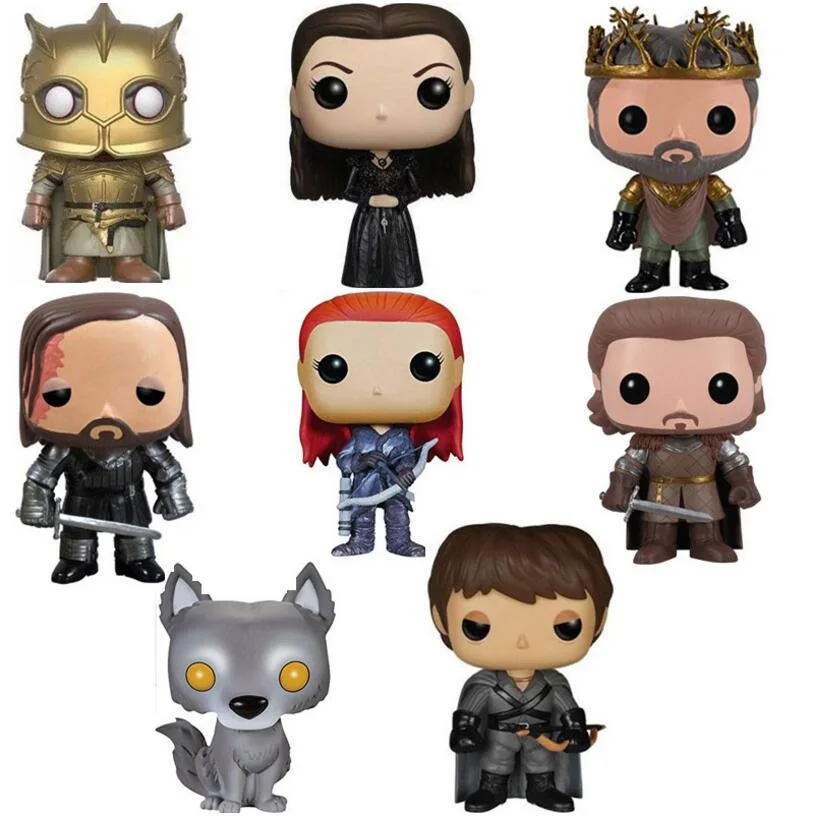 Фигурки FUNKO POP из игры Железный престол аря Старк Джон Сноу данерис хоунд джайми
