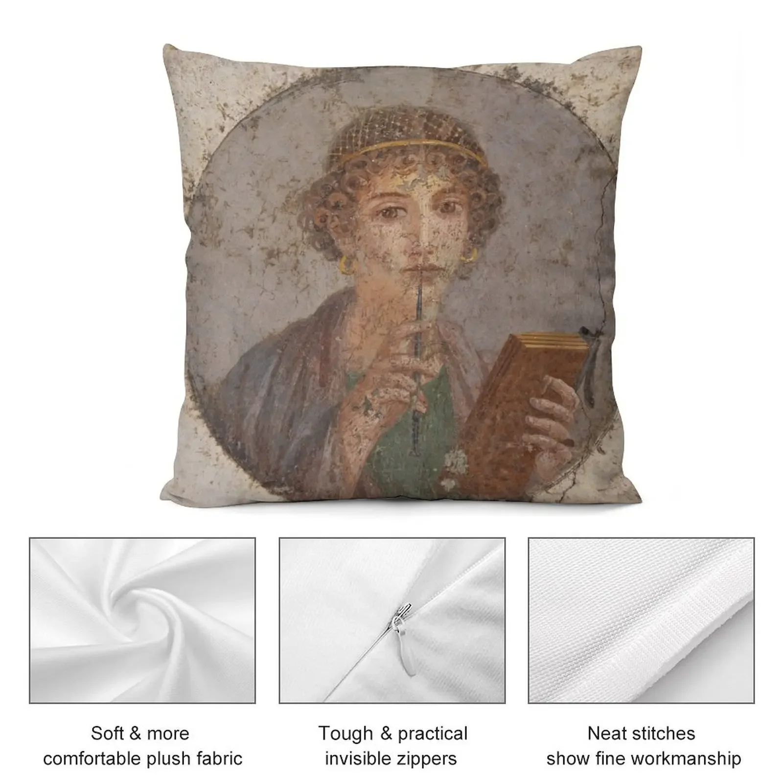 Сувенир от Pompeii - Шаффо – это мышление декоративная подушка наволочки