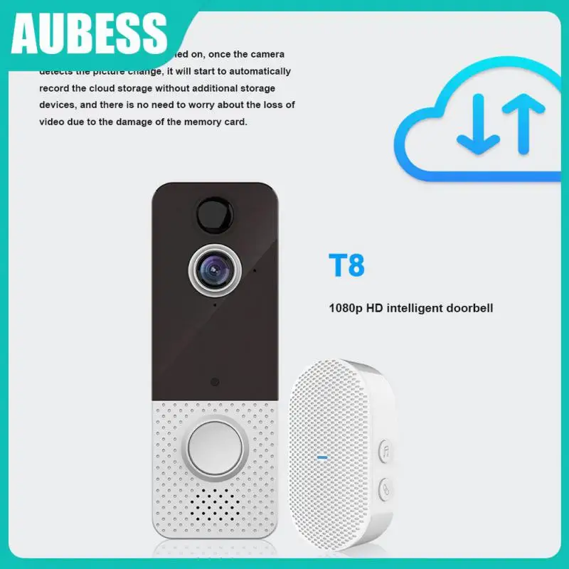

Smart Wifi Door Bell Camera Two Way Call 1080p Security Doorbell Motion Detection Portable Wireless Doorbell For Home Monitor 5v