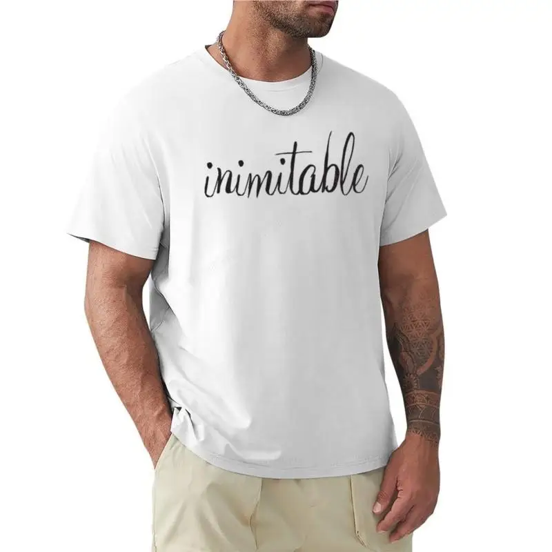 

I AM INIMITABLE, I AM AN ORIGINAL T-Shirt heavyweight t shirts new edition t shirt mens workout shirts