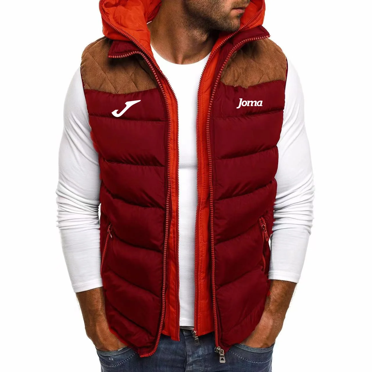 

Новинка 2023, теплая парка Joma, куртки, зимняя повседневная мужская верхняя одежда, пальто, непродуваемая мужская куртка с хлопковой подкладкой