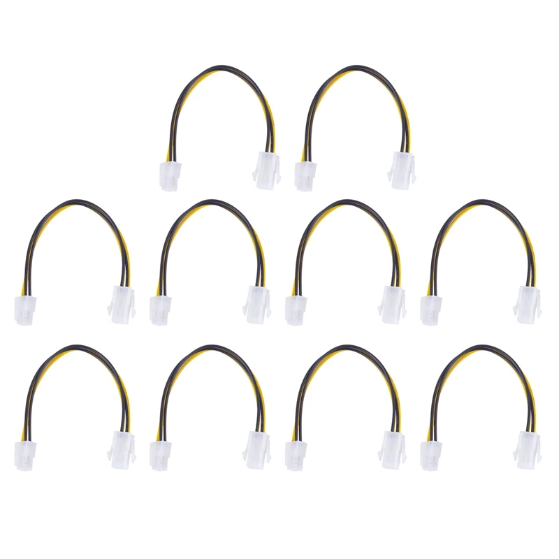 

10X, 20 см/8 дюймов 12 В 4-контактный штекер на 4-контактный Разъем P4