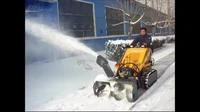 china utility vehicle mini skid steer loader snow blower