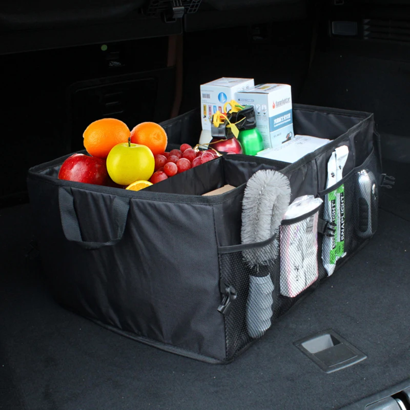 

Car Trunk Organizer Super Strong & Durable Collapsible Cargo Storage Bag Waterproof Multi-use Tools Box For Auto Trucks SUV