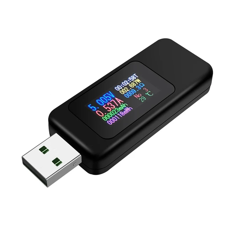 USB-тестер 10 в 1 цифровой вольтметр постоянного тока амперметр измеритель