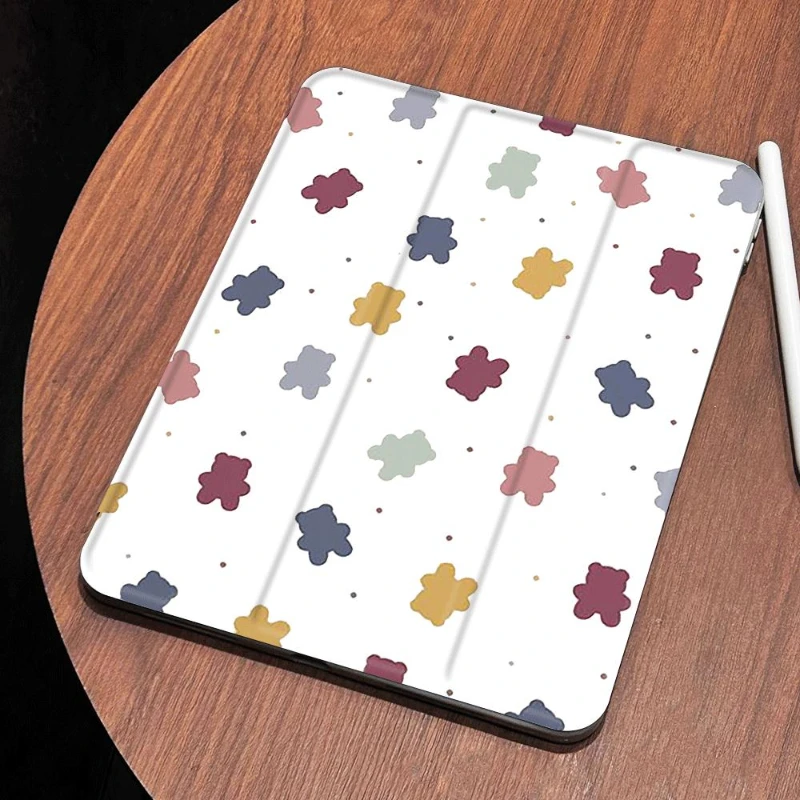 Умный чехол Pro 11 дюймов с цветным медведем для Ipad Mini6 8 3 5th 6th 9 7 2017 10 5 дюйма 2 9th 8th 7th