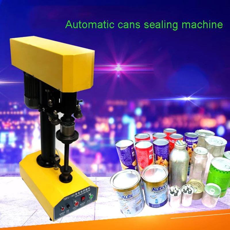 Автоматическая машина для запечатывания банок круглых пластиковых бумажных