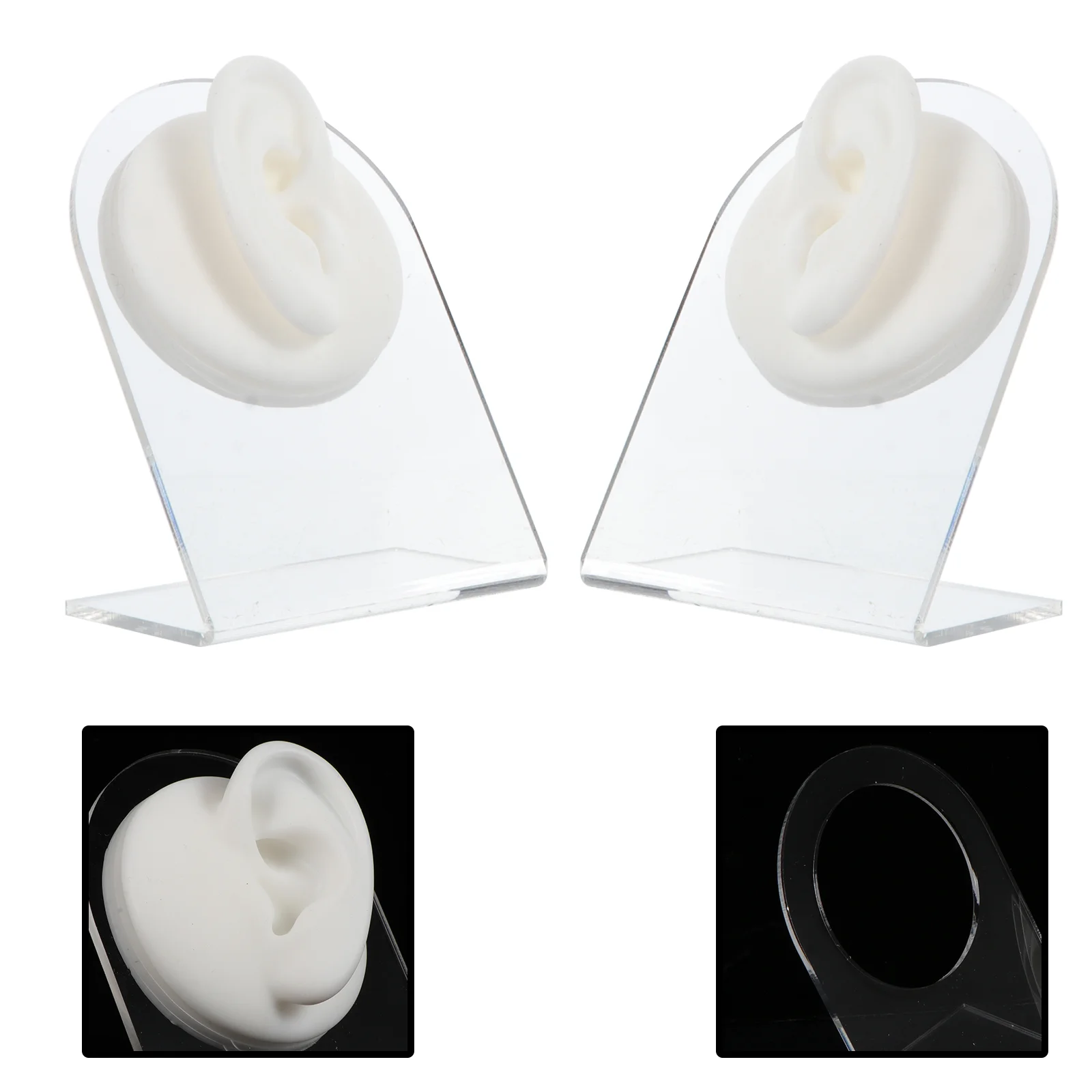 

Ear Model Models Display Silicone Puncture Simulation Human Window Featuresfacial Practice Displays Mouldjewelryexternal