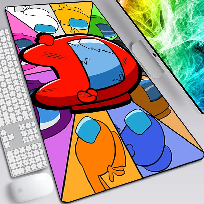 

Xxl Mouse Pad Gamer Among US Computer Accessories Gaming Pc Non-slip Mat Mausepad Deskmat Mousepad Mats Keyboard Cabinet Mause