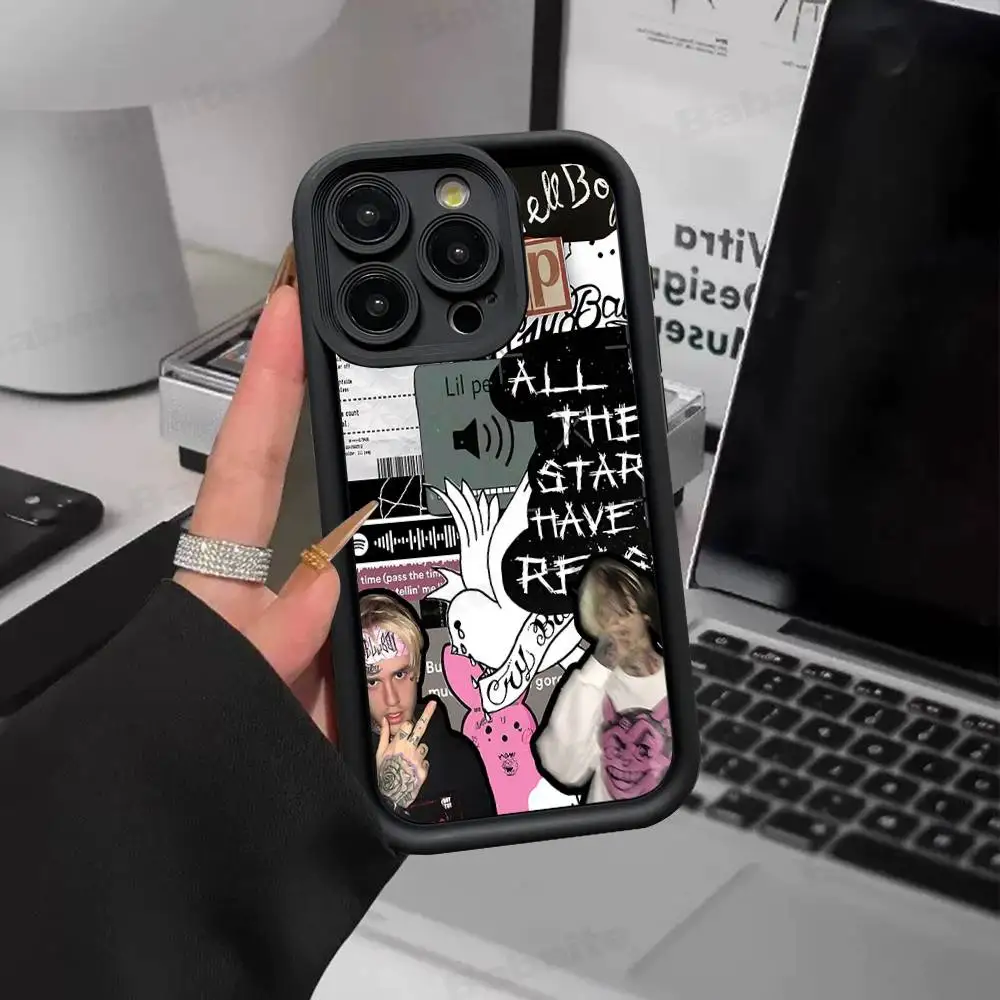 Чехол для телефона с изображением рэпера L-Lil P-Peep в стиле хип-хопрок для iPhone 17, 16, 15, 13, 11, 12, 14 Pro Max Plus, силиконовый чехол-накладка (art.: 3920da2d910b5) - 3920da2d910b5