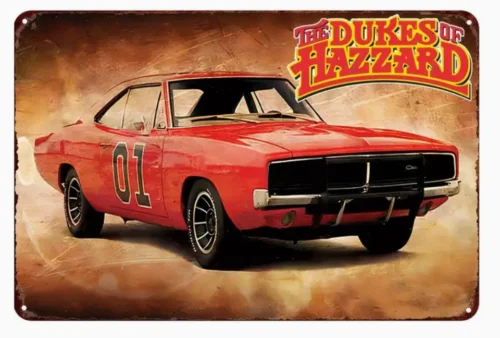 Металлический жестяной знак THE DUKES OF hazустройства-8x12-домашний декор для