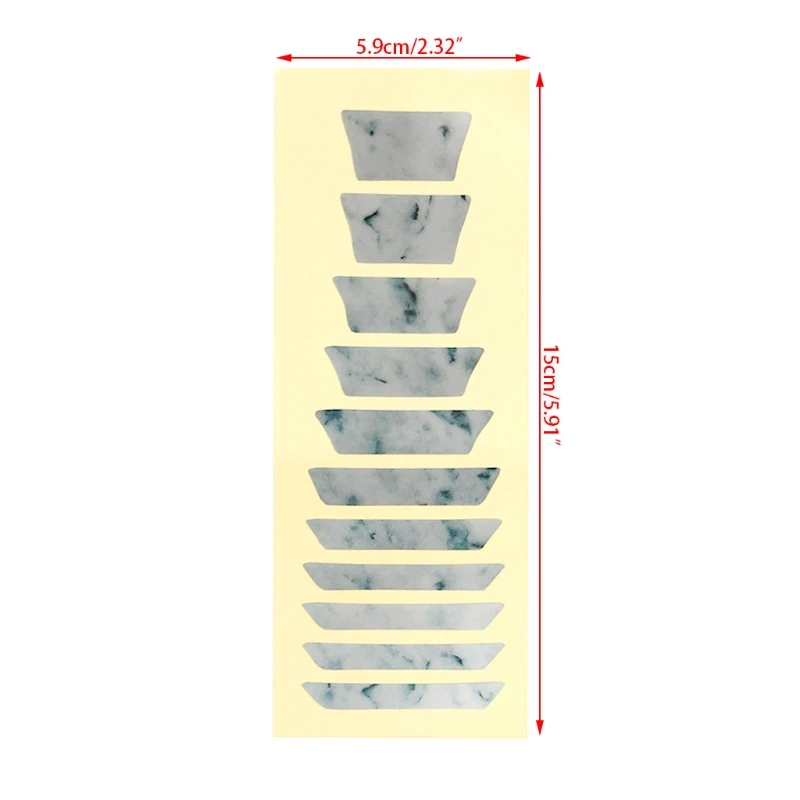 Тонкие трапециевидные наклейки Fretboard инкрустированные для электрической