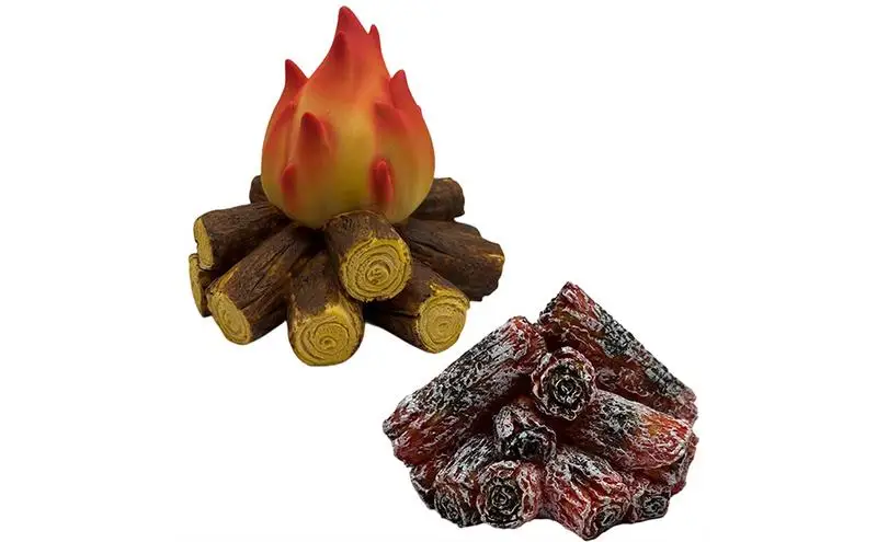 

LED Simulation Charcoal Flame Christmas 3D Decorative Fake Fireplace Lantern Creative Light USB Battery Night Lamp For Home