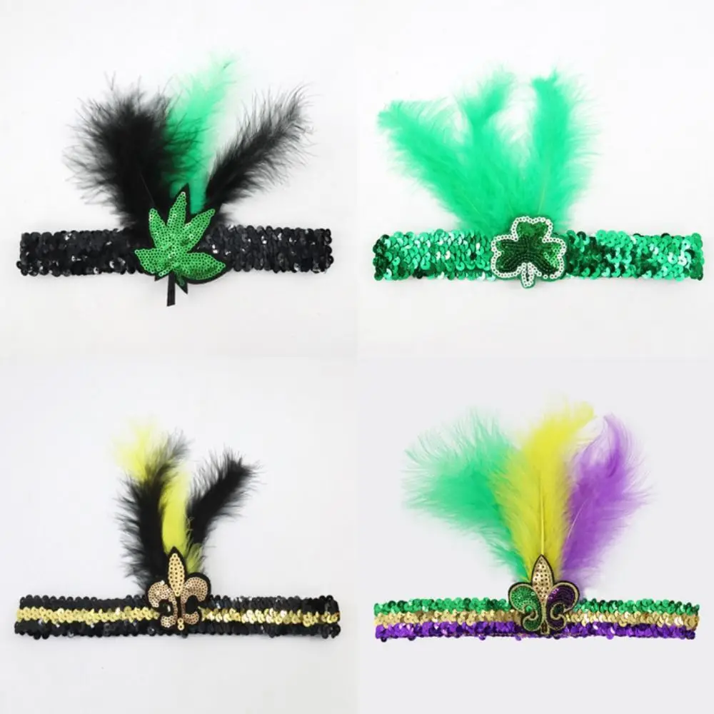 

Ободок для волос с перьями и блестками в стиле 1920-х годов