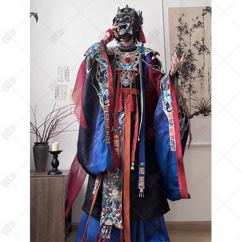 Рождественский новогодний халат в одежде Ханфу женский оперный стиль новая