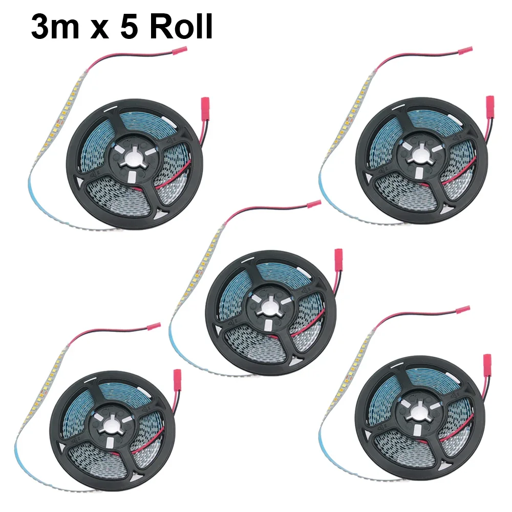 

Светодиодная лента QINGYING 3 метра SMD2835 200LED/метр 3 цвета 3000K+6500K для люстры