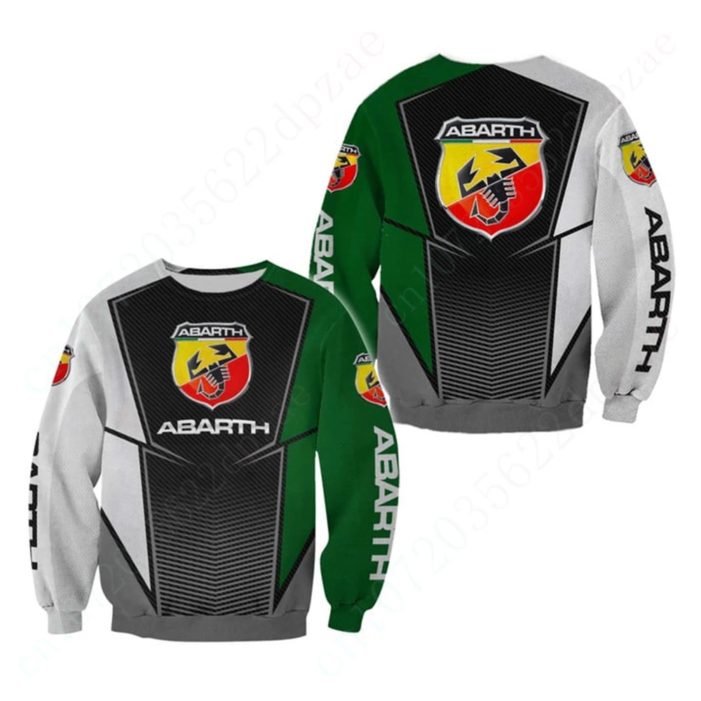 

Футболка Abarth с круглым вырезом и длинным рукавом, аниме футболка для мужчин, базовая уличная одежда, повседневный свитшот с 3D принтом в стиле Харадзюку