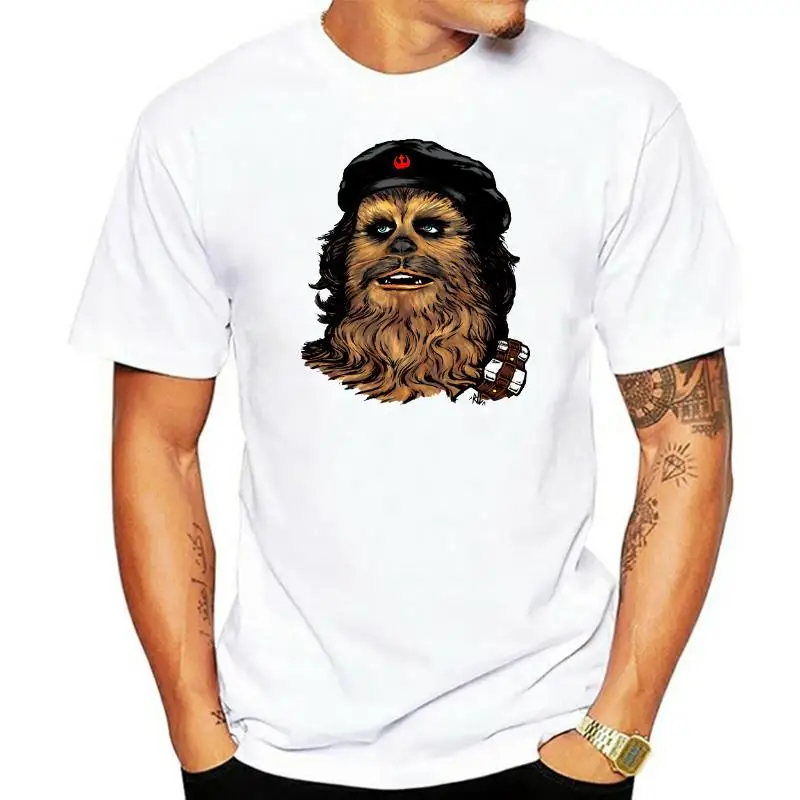 

Summer Men's T-shirt Featuring Rebel Chewbacca Chewie And Che Guevara Funny Tshirt Anime Tees Tops Harajuku Streetwear
