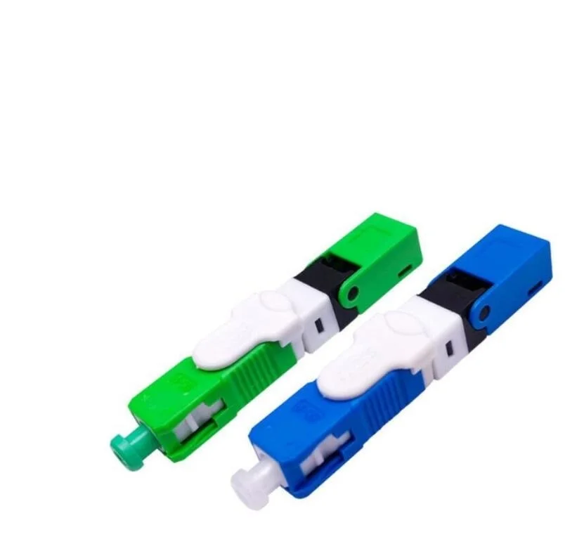 Free shipping FTTH ESC250D SC APC and SC UPC Single-Mode Fiber Optic Quick Connector FTTH SM Optic Fast Connector