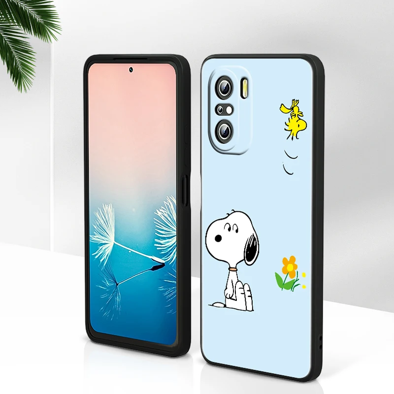Популярный знаменитый мультяшный Снупи для Xiaomi Redmi K40 Gaming K30 9i 9T 9A 9C 9 8A 8 GO S2 6 6A 5A Pro