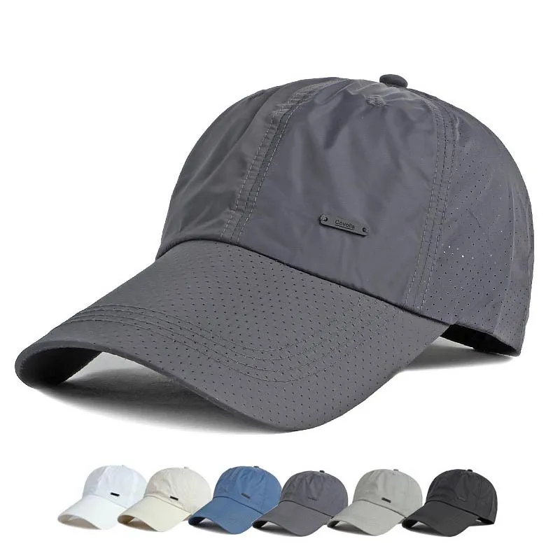 

Long Brim Quick-Drying Hat Men's Outdoor Sunscreen Sun Hat Golf Fishing Hats Baseball Cap Women Ponytail Panama Cap Snapback Hat