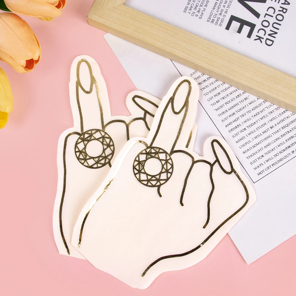 20 шт. одноразовые салфетки в форме кольца