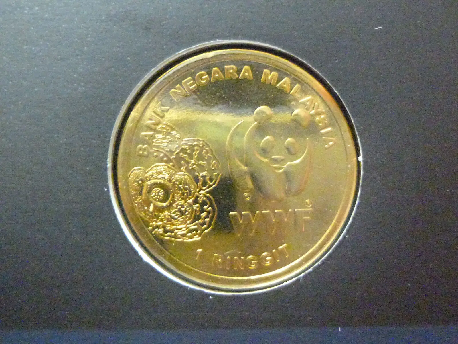 

Panda Malaysia 1 Ringgit Coin 2011wwf 50 Th Anniversary of Wildlife Protection Commemorative Coin Card Binder