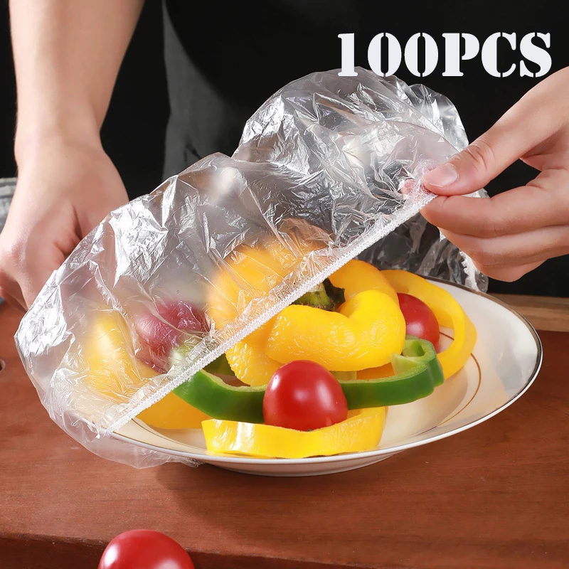

Eco Friendly Food Storage Covers Bags for Bowls Elastic Plate Silicone Lid Covers Vacuum Bags Kitchen Food Fresh Seal Reusable