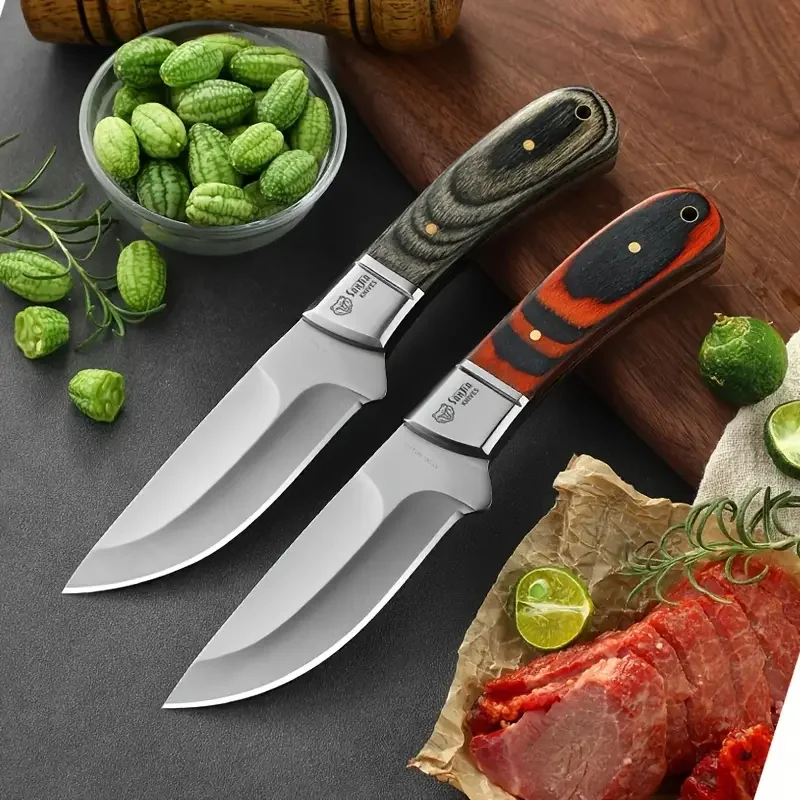 

HMTX 1pc, Camping Second Generation Pocket Knife Kitchen Fruit Knife Home Peel Knife Cucumber Knife Outdoor BBQ Eating Meat Knif