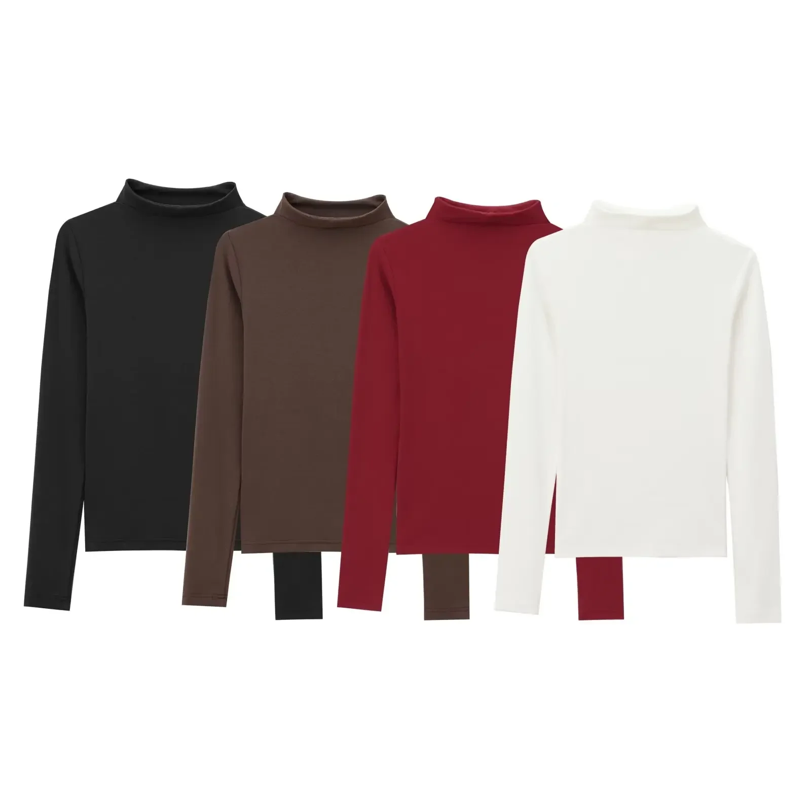 Женская новая модная эластичная тонкая универсальная хлопковая футболка в стиле