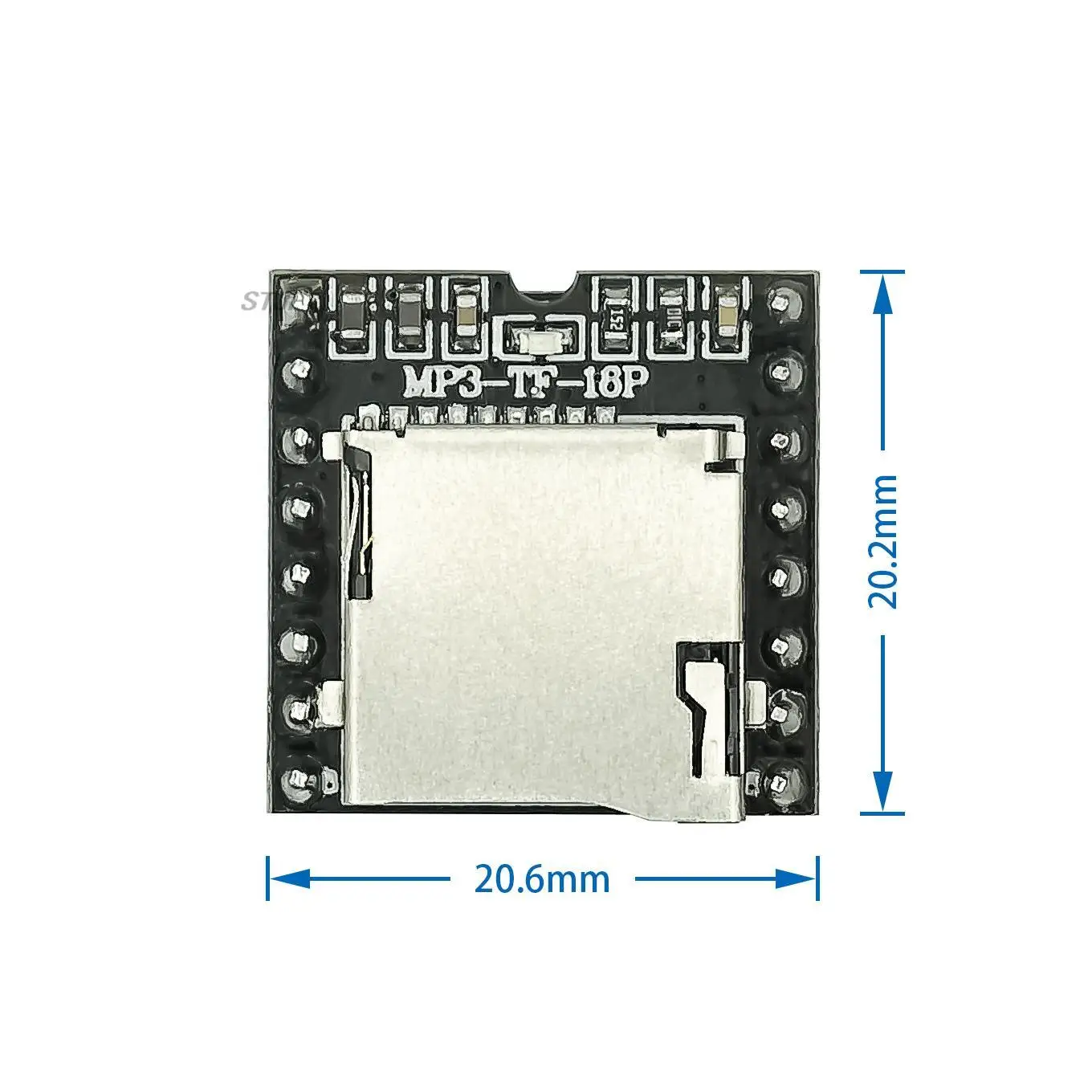 Плата шарнирного модуля DFPlayer V3.0 для мини MP3-плеера 16P TF-карты U-диска DF-плеера аудио