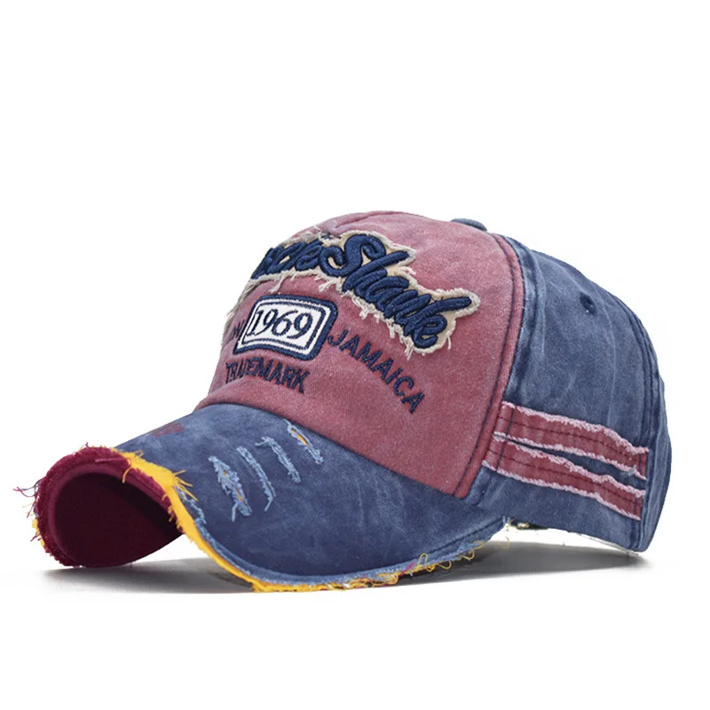 

2022 New Fashion Outdoor Sports Cotton Baseball Cap Retro Embroidery Men's Cap Hip Hop Rebound Caps Snapback Hats