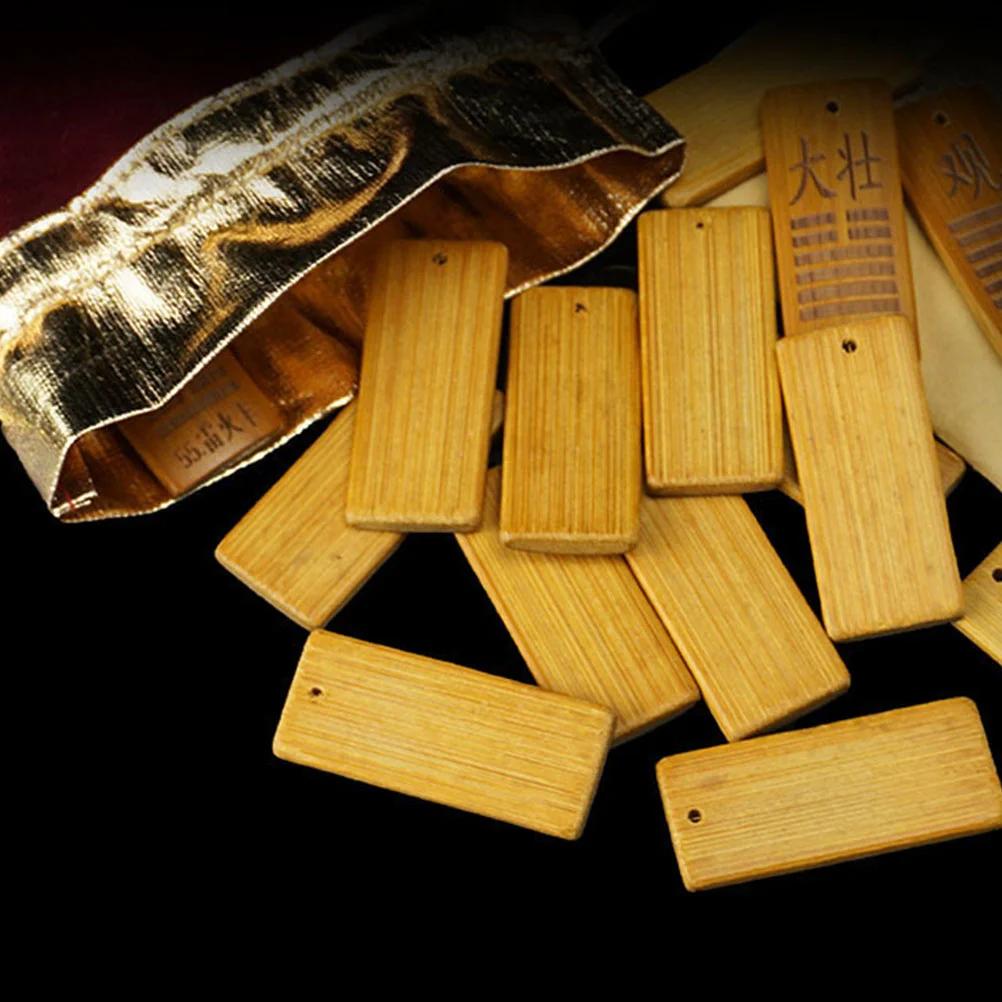 9 шт. I Ching Bagua Обучающие инструменты Tai гадания фэн-шуй расчет бамбуковая трубка