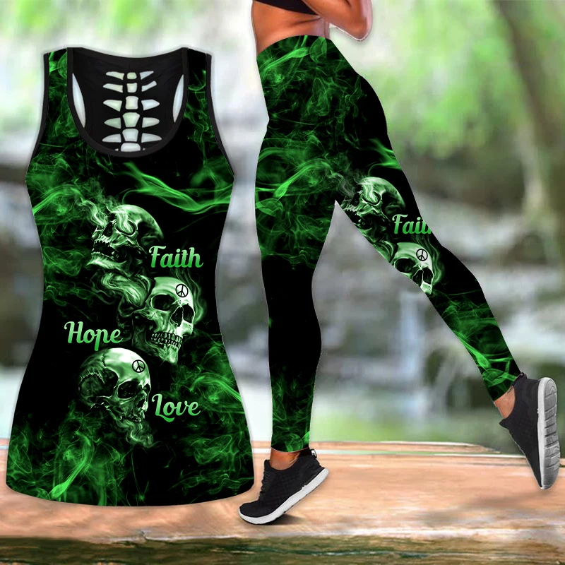 

Two Piece Yoga Set Women Sleeveless Tops and Legging Sets Gym Clothing Running Fitness Workout Sets Sportswear Suits Fashion