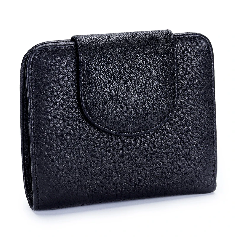 Coin Purse Full Cowhide Small Wallet Women's Multi Card Short Wallet Document Leather Wallets card holder Card wallet Purses