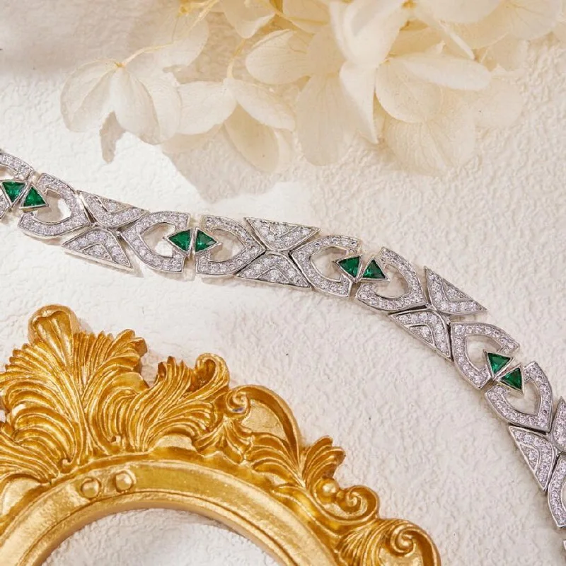 Дизайнерская коллекция Серьги-гвоздики Ожерелье Женщины Леди Инкрустация