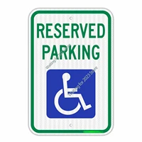 reserved parking signs handicap parking signs with wheelchair sign pictures rust free aluminum water resistant