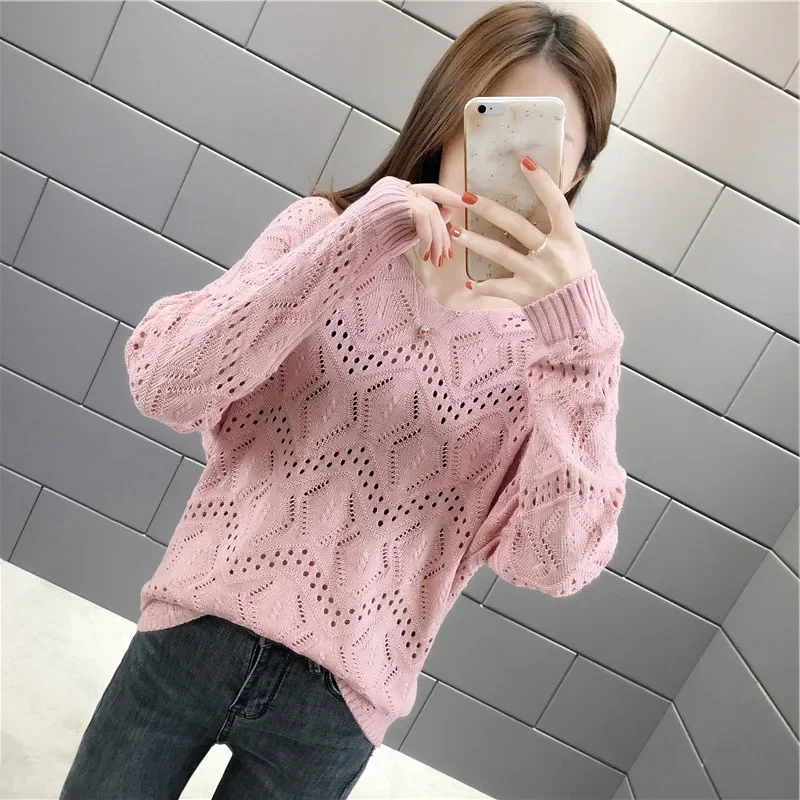 

Осенне-зимний пуловер с круглым вырезом и длинным рукавом