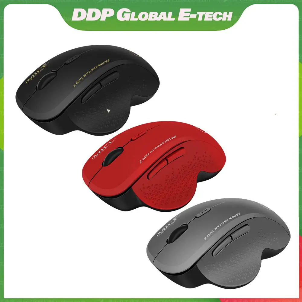 

Computer Accessories Wireless Mouse Usb Macro Definition Ergonomic Mice 2.4g Silent Computer Mouse Imice 1600dpi 6 Buttons 1pc