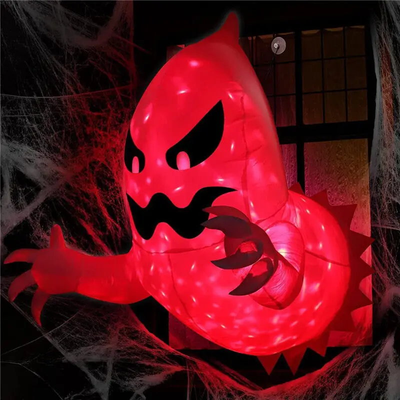 

1.4M LED Giant Window Ghost Scary Phantom Coming Out Of Window Blow Up Inflatable Halloween Party Outside Yard Garden Lawn Decor