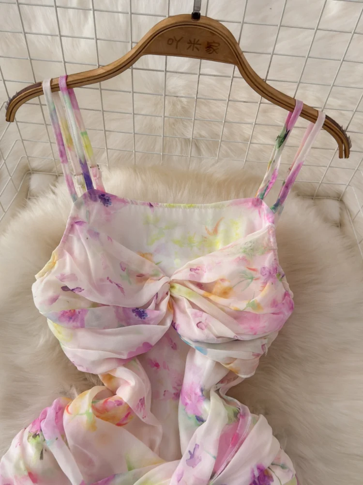 Женское летнее платье с принтом