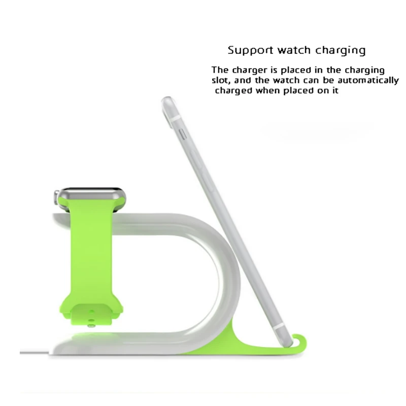 Плоский кронштейн для мобильных часов Lazy PIA Charging Watch Base Настольный