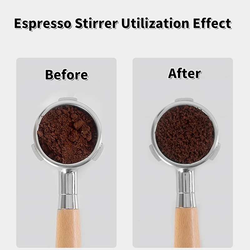 Аксессуары для эспрессо 51 мм инструмент WDT мешалка кофе воронка удлинения и набор