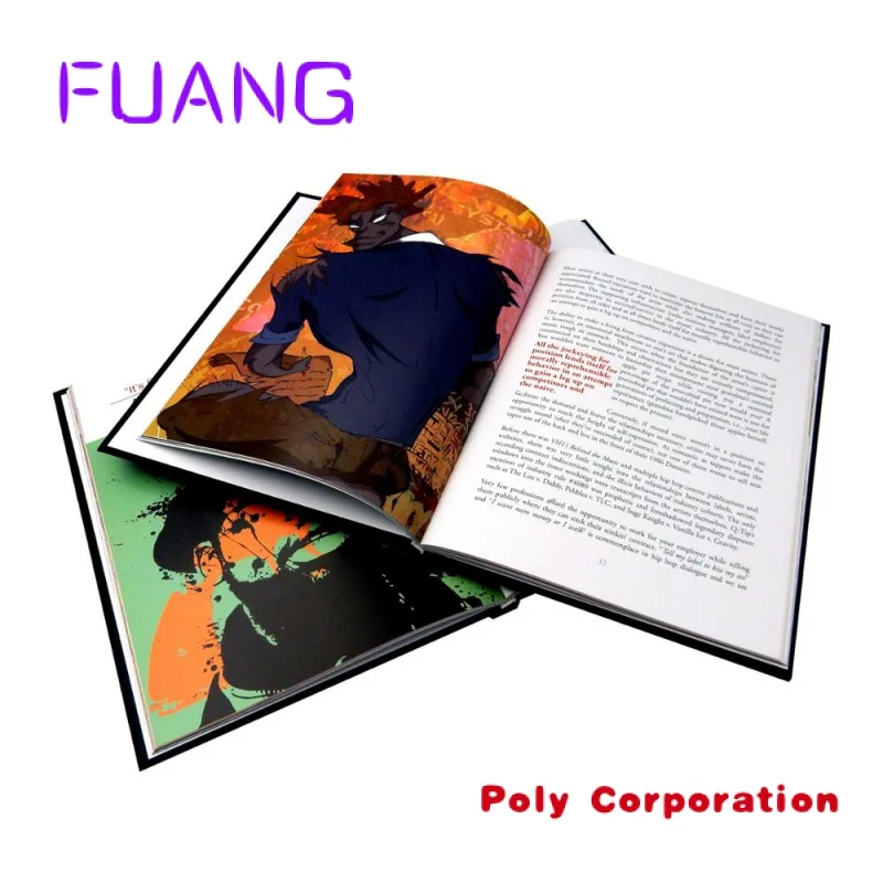 Well designed full color cheap custom hardcover book printing