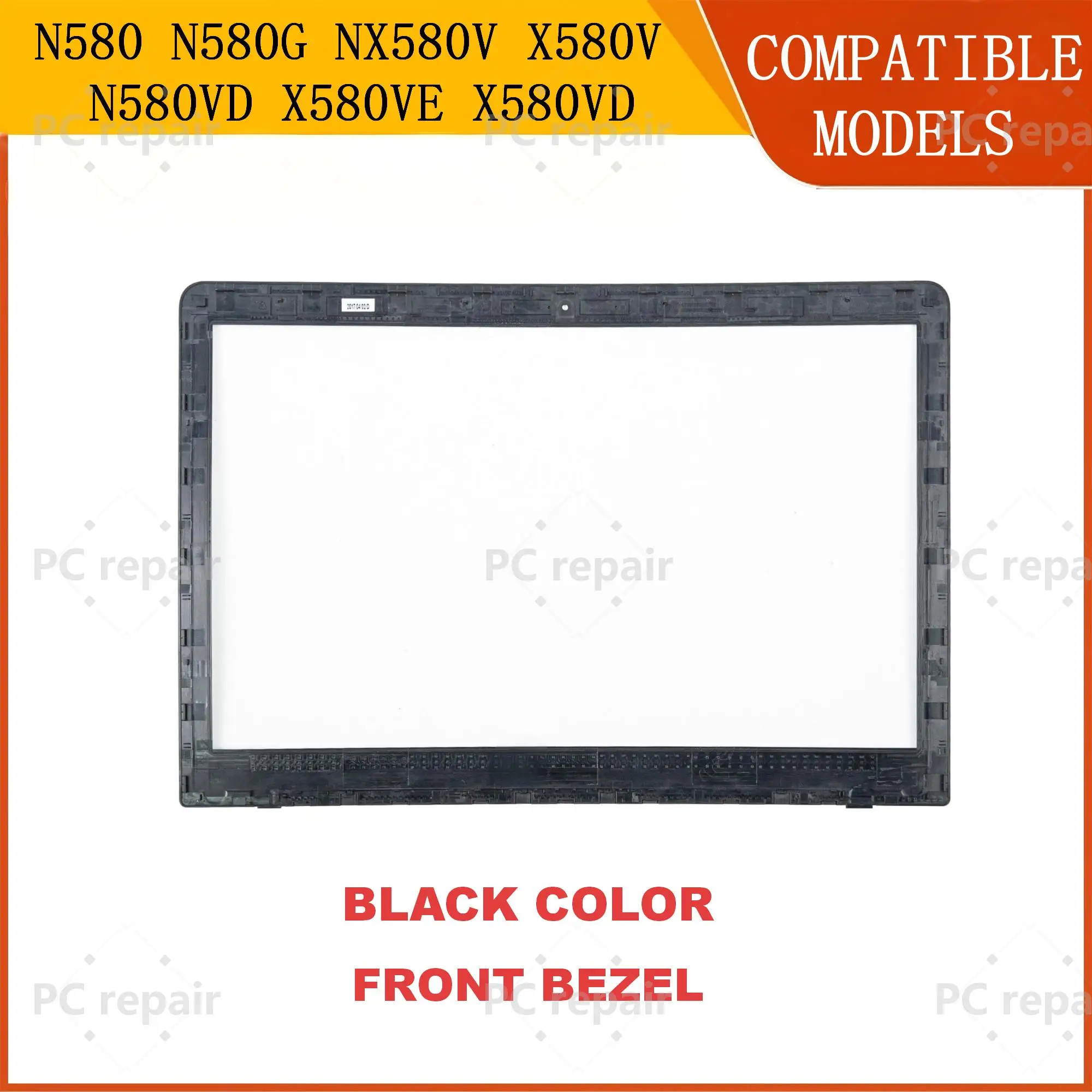 Ремонтная крышкакрышка-рамка для ноутбуков N580 N580G NX580V X580V N580VD X580VE X580VD N580VE M580V, верхняя крышка, петли, замена, пластикметалл (art.: 3920da510eaff) - 3920da510eaff
