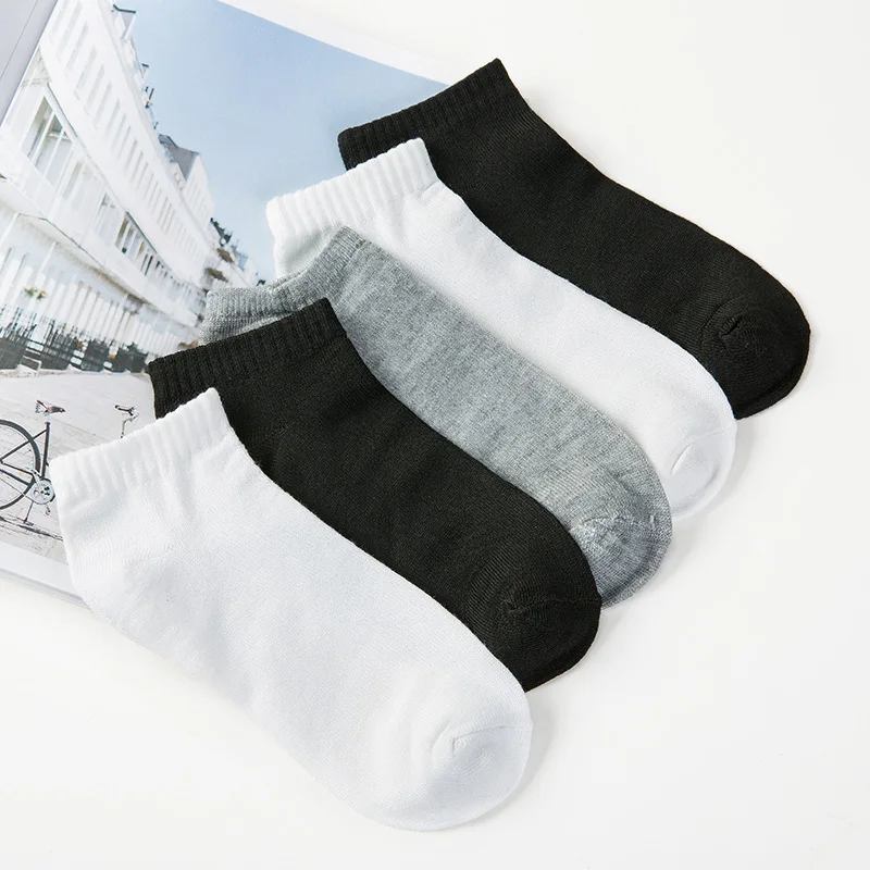 

10 Pairs Comfortable Short Socks, Unisex Low-Cut Ankle Socks for Student Travel and Sports In The Same Style for Men and Women