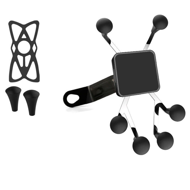 

Bicycle mobile phone holder motorcycle mobile phone holder car handle / rearview mirror installation-030