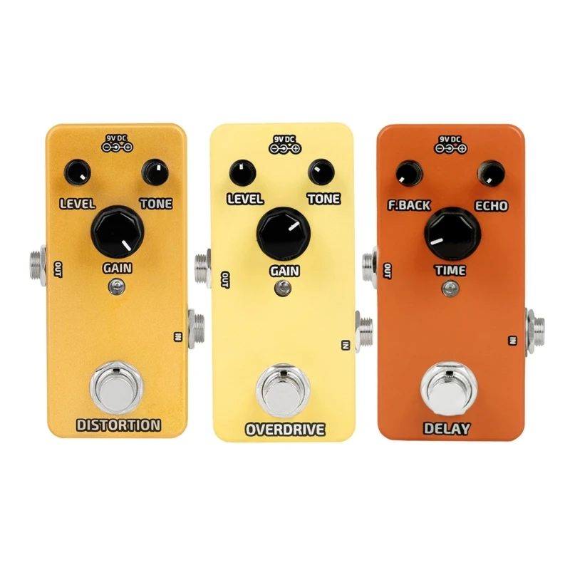 

Педали для гитарных эффектов Fuzz Tremolo Bluesy Distortion для электрогитары бас