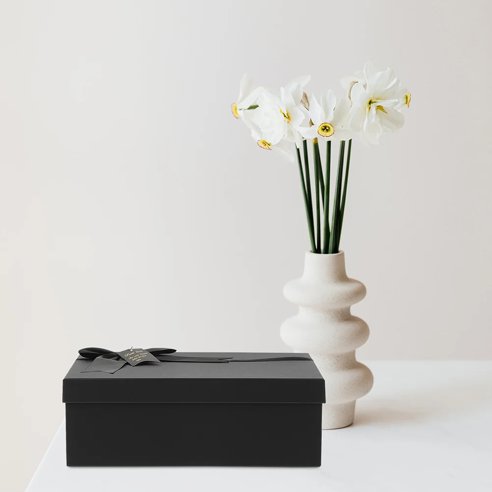 

Gift Box Bulk Gifts Small Black Bags Present Wrapping Accessories Flat Wraps Paper